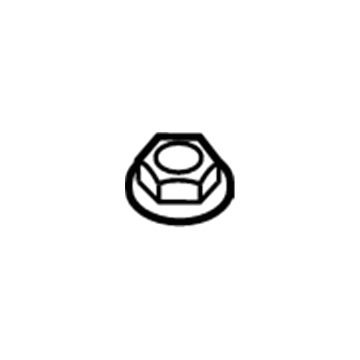 Honda 90213-SJ6-004 Nut, Self-Lock (12MM)