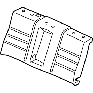 Honda 82127-TA0-J71 Pad & Frame, Rear Seat-Back