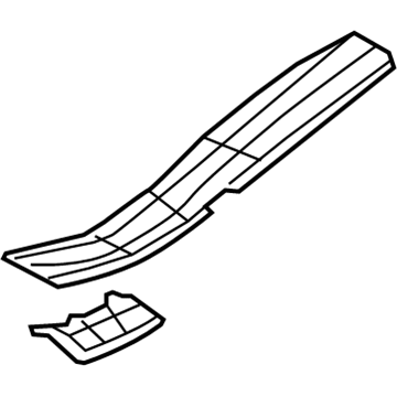 Infiniti 74761-1LA0A INSULATOR - Heat, Rear Floor