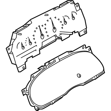 Ford BC2Z-10849-GA Cluster