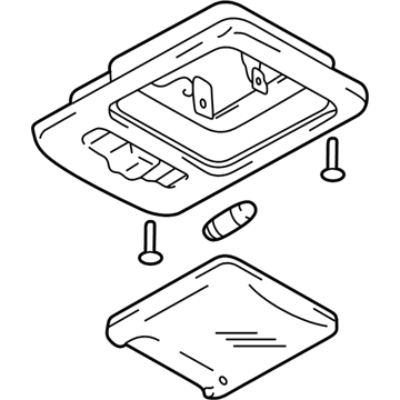 Hyundai 92800-4B000-ZR Room Lamp Assembly