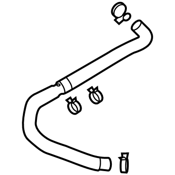 Nissan 21501-6RA0A Hose-Radiator, Upper