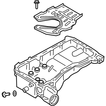 Infiniti 11110-AR200 Oil Pan Assembly