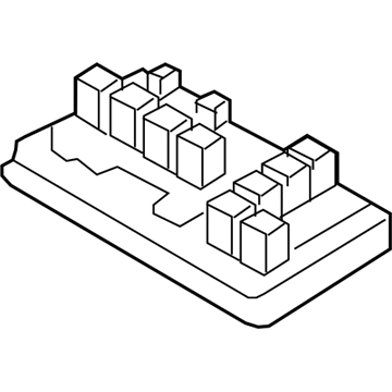 GM 96943693 Relay & Fuse Plate