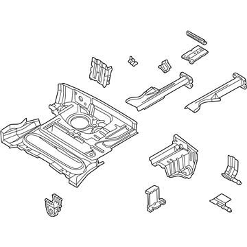 BMW 41-12-8-398-671 Trunk Floor