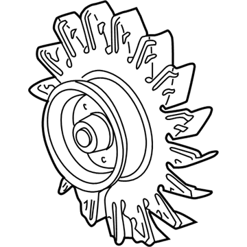 BMW 12-31-7-831-434 Pulley Alternator