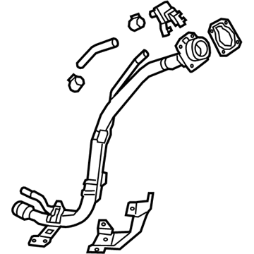 Hyundai 31030-G3500 Filler Neck & Hose Assembly