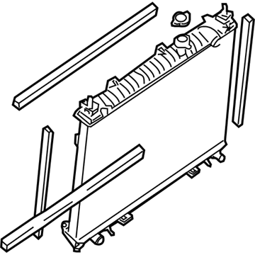 Nissan 21460-9CA0E Radiator Assy