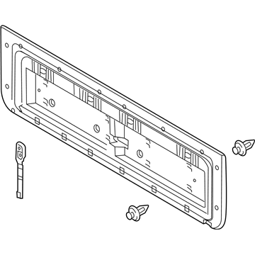 Toyota 64780-60320-A3 Gate Trim Panel