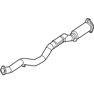 Mopar 68110126AE Front Exhaust Pipe