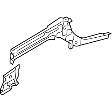 Nissan 75131-3NA0A Plate-Closing, Front Side Member LH