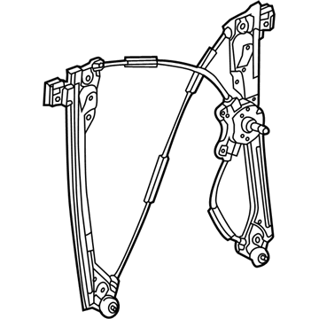 GM 23453651 Window Regulator