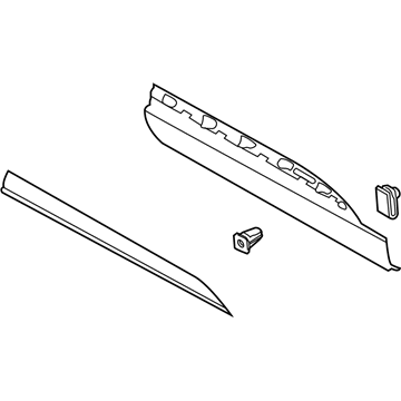 Ford LC5Z-7825556-CA MOULDING - DOOR OUTSIDE