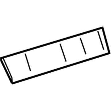 Lexus 55407-53010 Insert Sub-Assy, Instrument Panel Safety Pad
