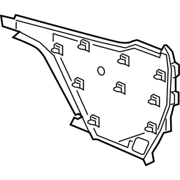 GM 84518263 Rear Panel