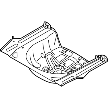 Kia 65510D5000 Panel Assembly-Rear FLOO