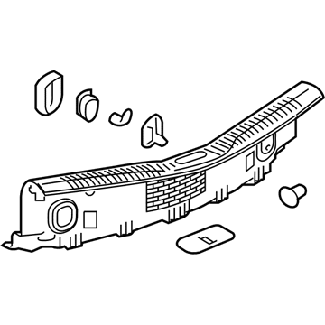 GM 84040731 Rear Panel Trim