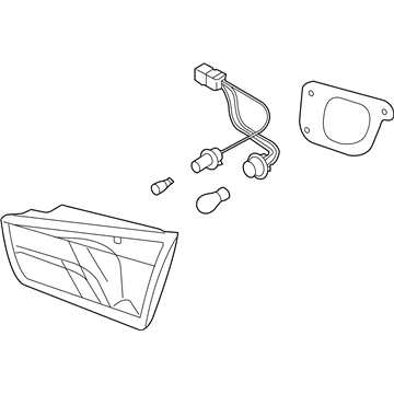 Kia 924041M430 Lamp Assembly-Rear Combination Inside