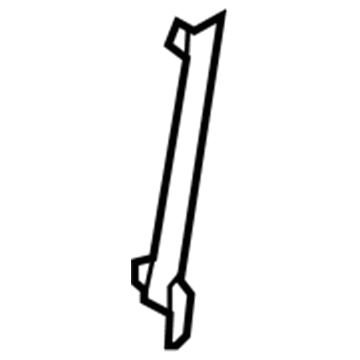 Nissan 80386-ED000 Glass Run-Door Lower SASH, Front L