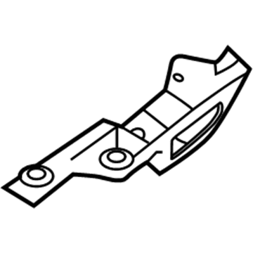 Nissan 76858-ET80A Bracket MUDGUARD Rear, RH