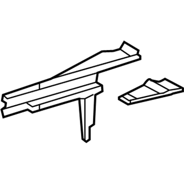 Lexus 61703-53900 Reinforcement Sub-Assy, Roof Side, Inner RH