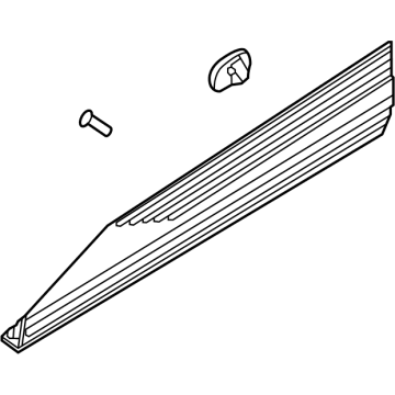 Hyundai 87722-GI000-CA GARNISH ASSY-FR DR SIDE RH