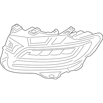 Ford KA1Z-13008-AL Composite Headlamp