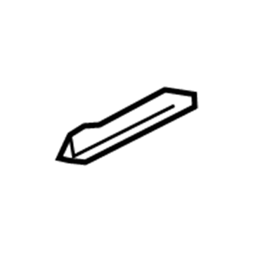 Nissan 97181-1ET0A Retainer-Front Rail Weatherstrip, LH