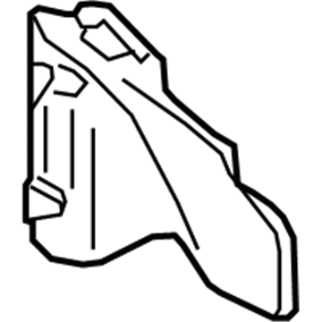 Kia 868221G200 Guard Assembly-Rear Wheel
