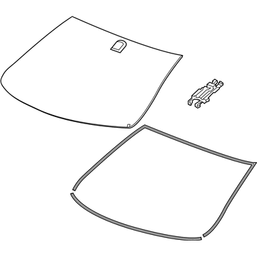 GM 84184889 Windshield