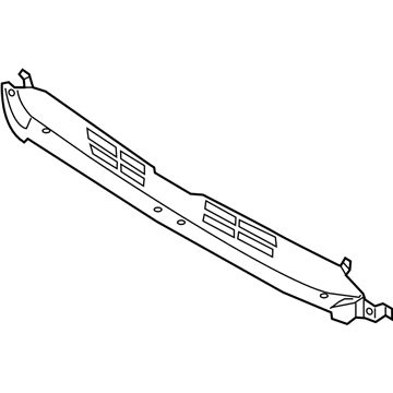 Hyundai 86560-J9000 Front Bumper Lower Grille