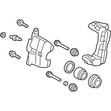 Toyota 47730-33400 Caliper Assembly