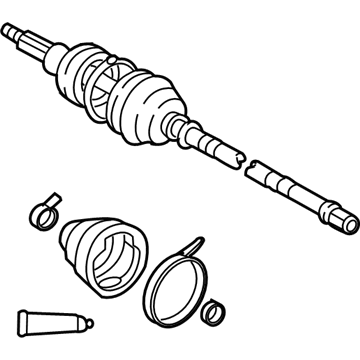 Lexus 43460-59645 Shaft Set, OUTBOARD