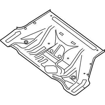 Nissan 74512-JA030 Floor-Rear, Front