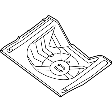 Nissan 74514-6CA0A Floor - Rear, Rear