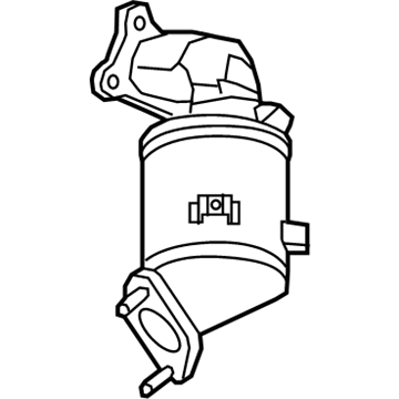 GM 84718892 Converter & Pipe