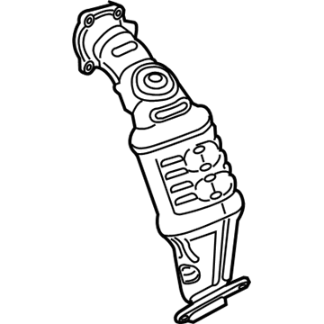 Hyundai 28530-3LTB0 Catalyst Case Assembly, Right