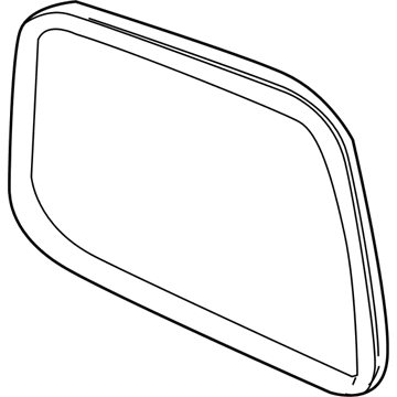 GM 10353838 Weatherstrip Asm-Body Side Rear Window