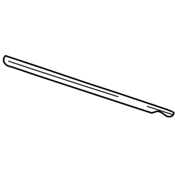 Mopar 4724765AE WEATHERSTRIP-Front Door Belt