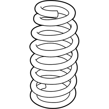 Hyundai 55350-C2104 Spring-Rear