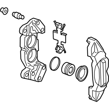 GM 13536580 CALIPER ASM-FRT BRK (W/O BRK PADS & BRKT)