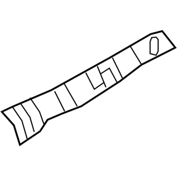 Nissan 74758-JM00A INSULATOR-Heat, Front Floor
