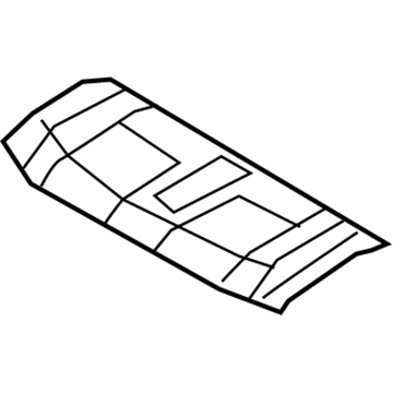 Nissan 74772-JM00A INSULATOR-Heat, Trunk Floor