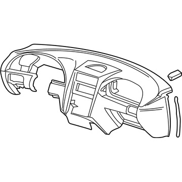 Ford 1R3Z-6304320-BAB Instrument Panel