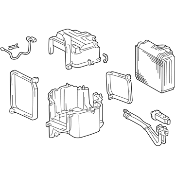 Toyota 88510-0C020 Evaporator Assembly