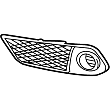 Acura 71104-TX4-A51 Garnish Assembly, Right Front Side