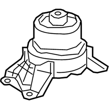 Honda 50822-T9A-013 Rubber Sub-Assy., Engine Side Mounting