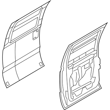 Ford 9C3Z-2624631-C Door Shell