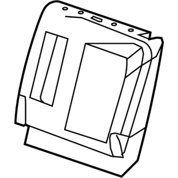 GM 19208266 Cover, Rear Seat Back