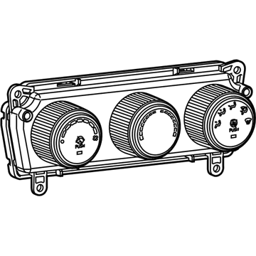 Mopar 6RK10DX9AB Control-A/C And Heater
